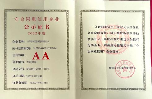 守合同重信用企業(yè)